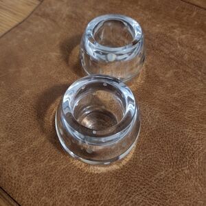 Pair Kate Spade Polka-Dot Glass Votive Holders